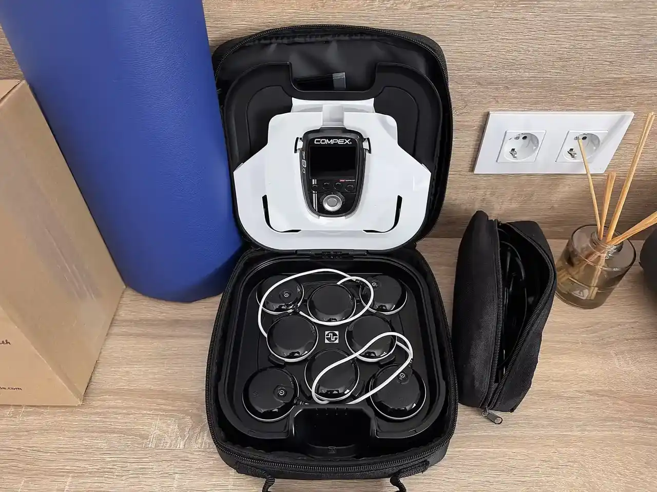 Kit completo Compex SP8 con electrodos inalámbricos